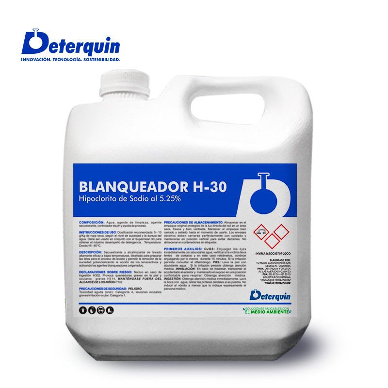salir Saco inyectar Blanqueador H-30 Express | Deterquin