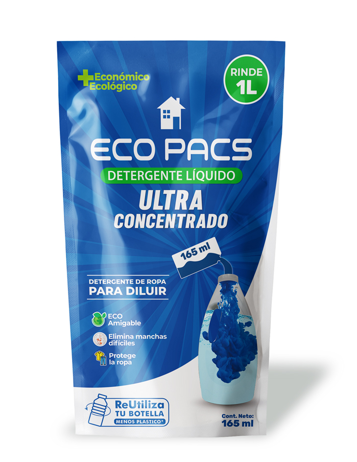 Eco Pacs Detergente Liquido Ultraconcentrado